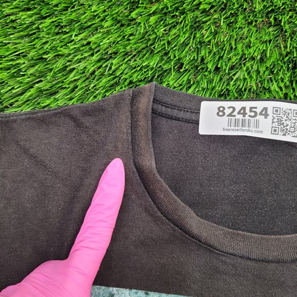 Vintage Kid-Cudi Crop-Top Shirt Womens M 19x17 Cud-Life Tour Faded - Picture 2 of 13